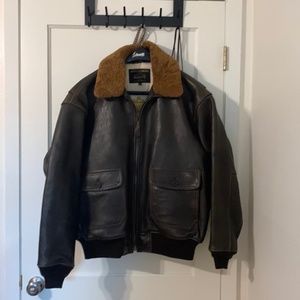 SCHOTT Brothers Leather Bomber Jacket